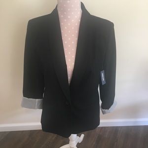 Old Navy Blazer with rolled cuffs.
